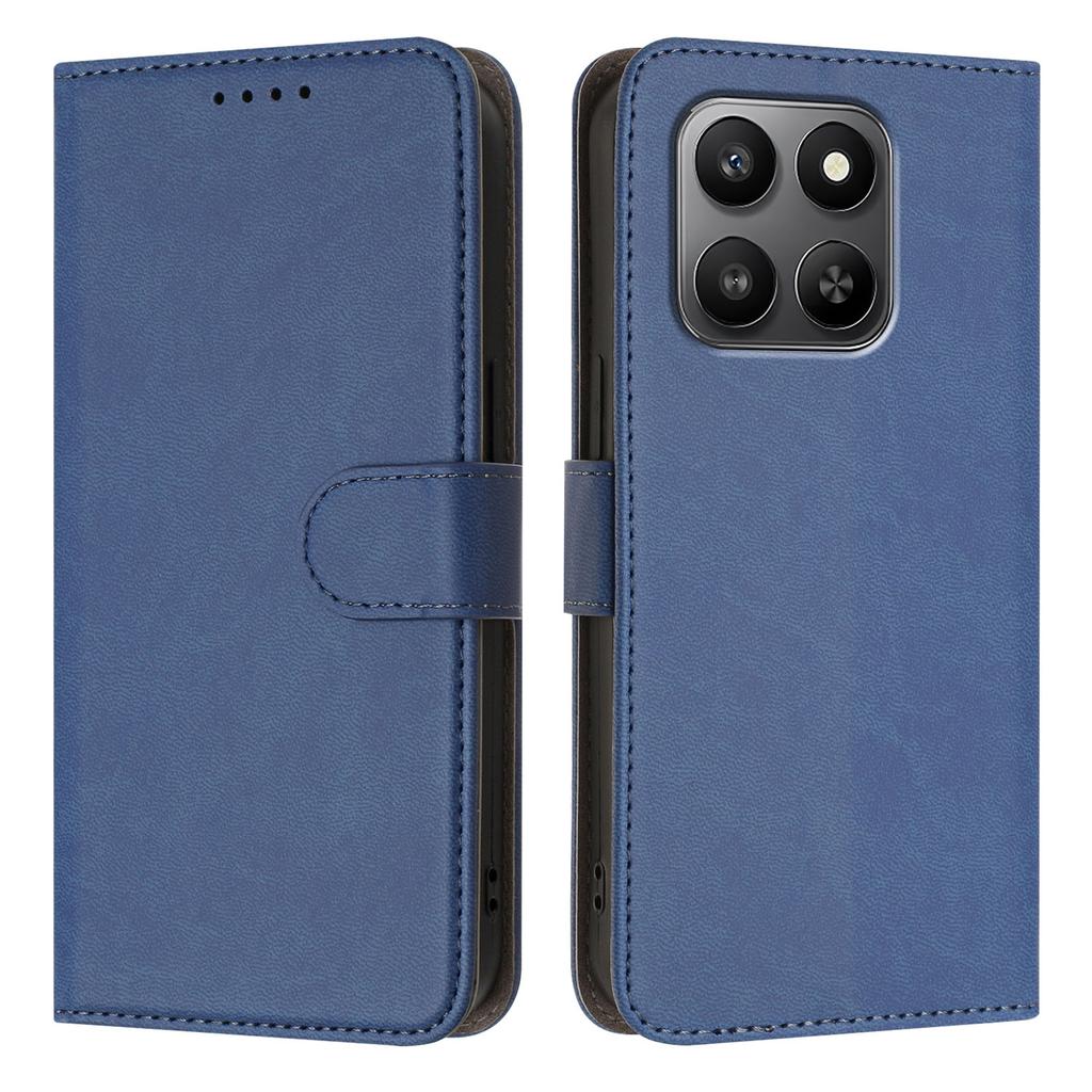 For Honor 400 Smart Leather Case Solid Color Phone Cover with Wallet