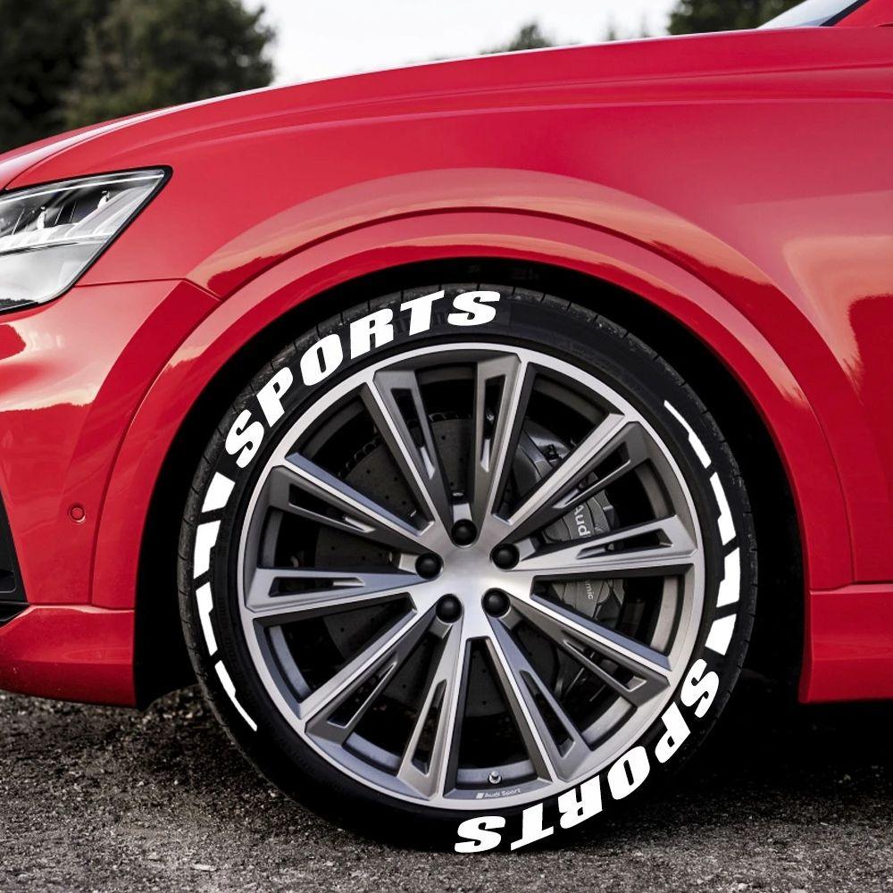 [СПОРТ] автомобиль мотоцикл шина буквенные наклейки ПВХ резиновый материал модификация автомобиля колесо