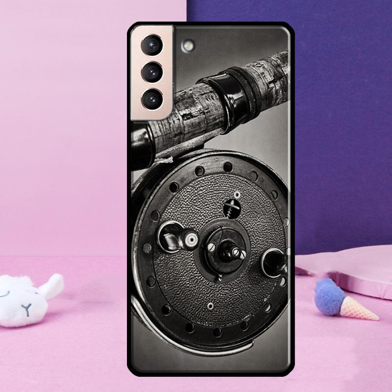 Fishing Rod Tool Phone Case For Samsung Galaxy S25 Ultra S23 S20 S21 S22 S24 FE S9 S10 Plus S24 Ultra Cover