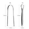 2PCS Tongue Scraper Stainless Steel Tongue Cleaner Oral Care Hygiene Scraper