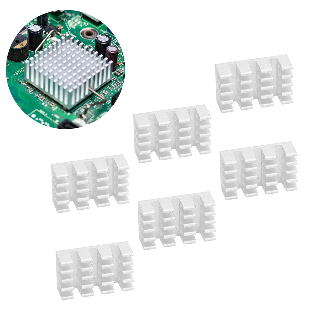 80 шт. алюминиевых радиаторов для охлаждения модуля радиаторной платы для электронных компонентов маршрутизаторов