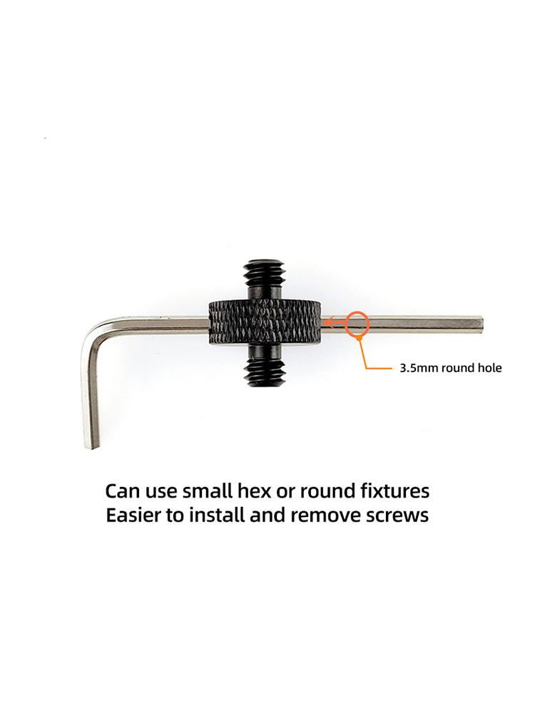 1/4" 3/8" адаптер для камеры адаптер для штатива винт для DSLR камеры штатив плечевой монтаж осветительное оборудование GoPro Hero 12 11 Osmo крепление