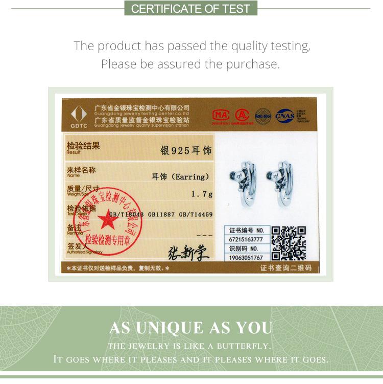 BAMOER стерлингового серебра 925 пробы 1 пара текстурированных ленивых милых серег-гвоздиков с изображением коалы для женщин элегантные изящные ювелирные изделия