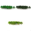 75PCS Model Trees Train Railroad Diorama Wargame Park Scenery :300