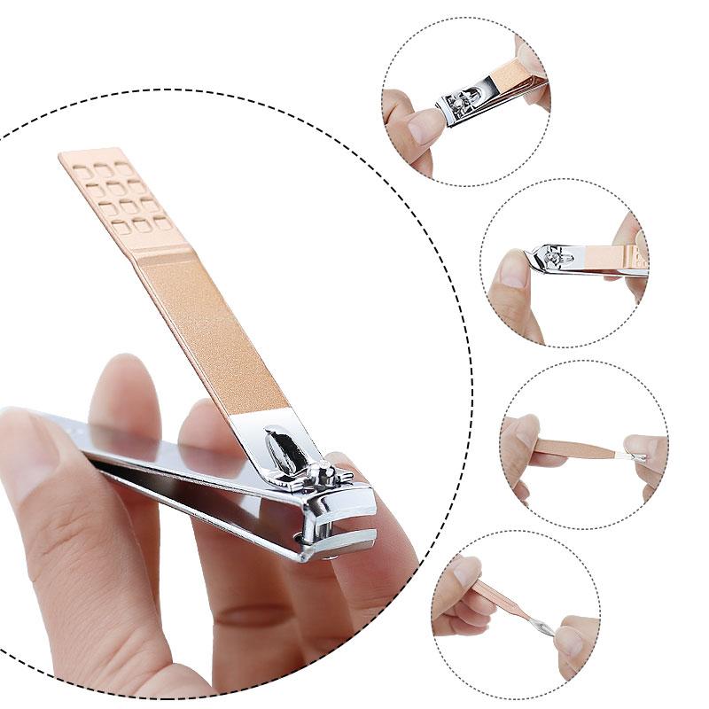 Набор кусачек для ногтей Триммер для ногтей Педикюр Кусачки для ногтей Кусачки для кутикулы Нержавеющая сталь Ножницы для кутикулы Инструмент-кусачки