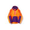Fleece Patchwork Casual Hoodie Men Hoodies Orange BV3766-886