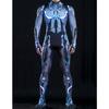 Unisex Cyber Punk 3D Digital Printing Halloween Party Role Play Outfit Women Men Cosplay Costume Carnival Jumpsuit