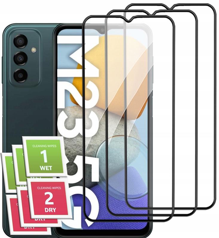 3x FULL SCREEN GLASS FOR SAMSUNG GALAXY M23 5G FULL TEMPERED GLASS 5D