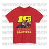 Летняя новая рубашка для гонщиков Футболка для мотоциклистов Alvaro Bautista Y2K Flat Print Хлопковый топ с одинаковым верхом для мужчин и женщин Футболка
