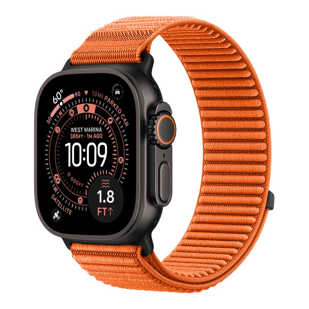 Спортивная петля для ремешка Apple Watch Серии 11/10/9/8/7/6/SE/Ultra 3 49мм 46мм 45мм 44мм 42/41/40мм Браслет Ремешок Correa iWatch Strap