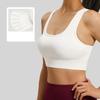 Новый Стиль I-образной формы Спинка на Пуговицах Спортивный Бюстгальтер Женский Высокой Интенсивности Ударопрочный Фитнес Йога Спортивный Бюстгальтер Топ для Женщин
