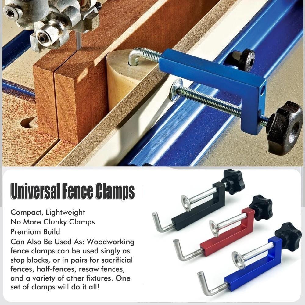Adjustable Frame Rotating Fence Clamp Fast Fixed G Clip Woodworking Clamp Woodworking Tool