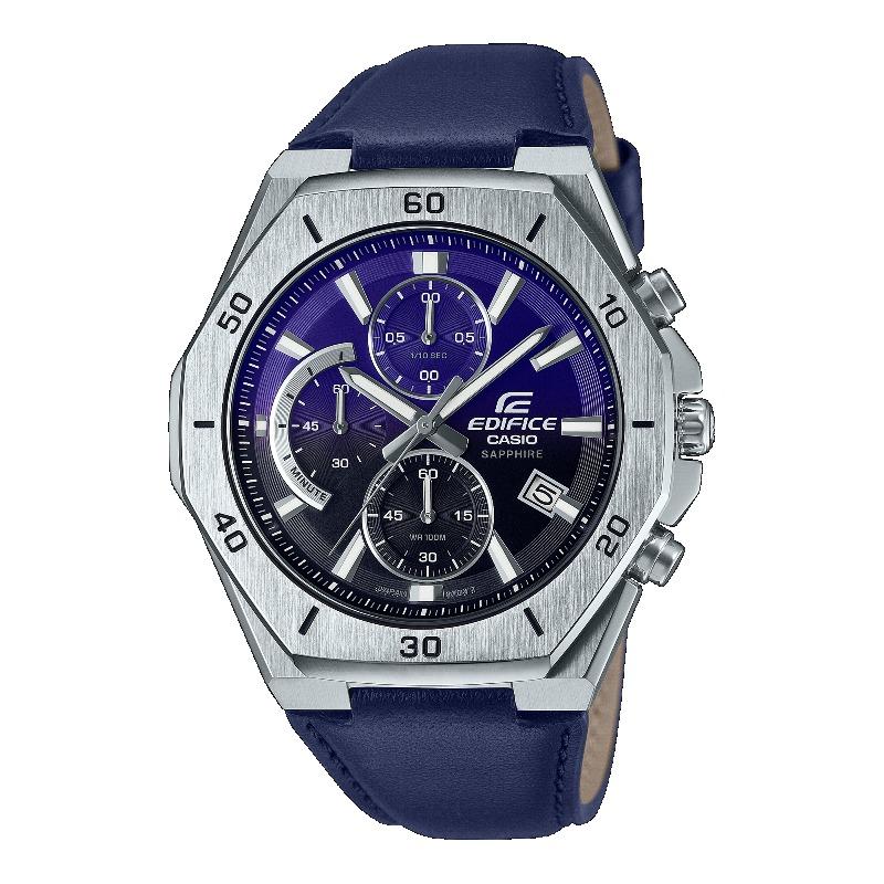 Casio Men's Stainless Steel 100M Water Resistant Analog Quartz Watch EFB-680L-2AV