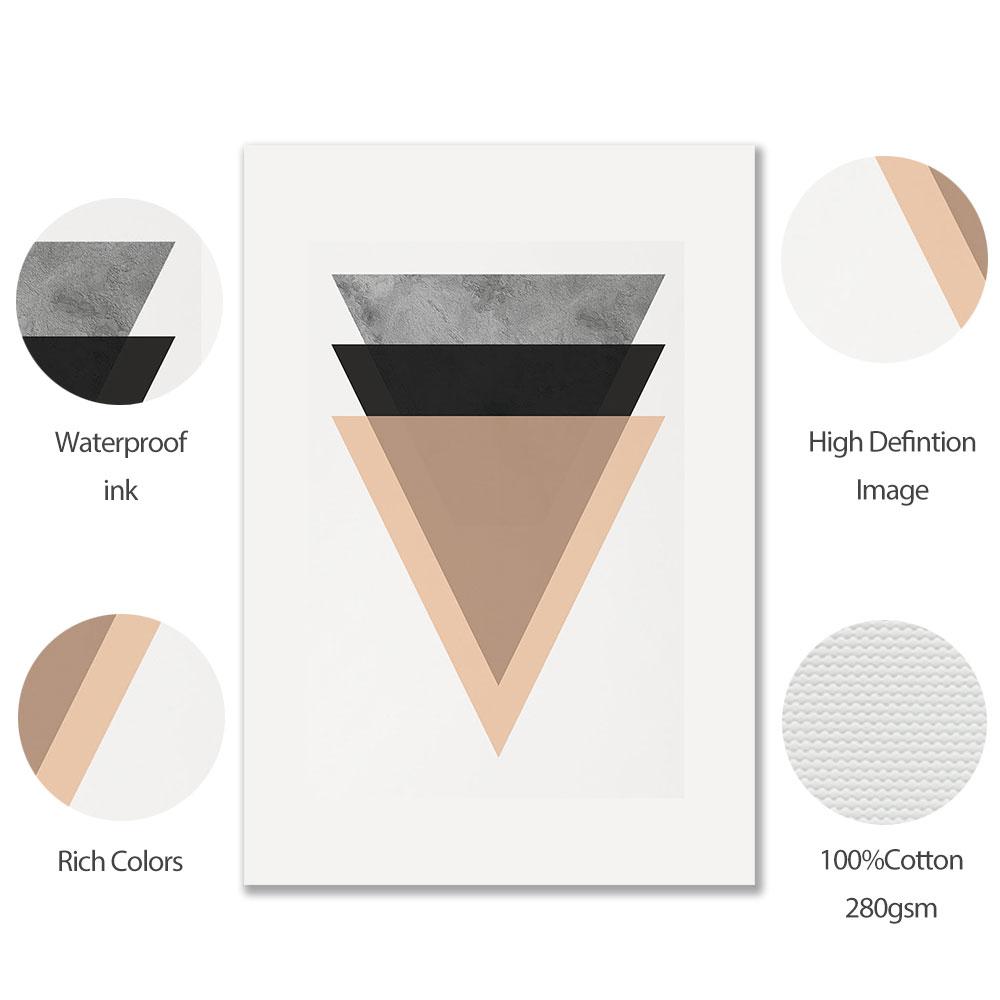Абстрактная геометрическая картина, минималистский мраморный художественный принт, скандинавская картина на холсте, современная настенная картина для гостиной, домашний декор