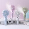 Портативный ручной вентилятор-распылитель Мини USB для улицы Подарок студенту Компактный персональный охлаждающий вентилятор с функцией распыления воды