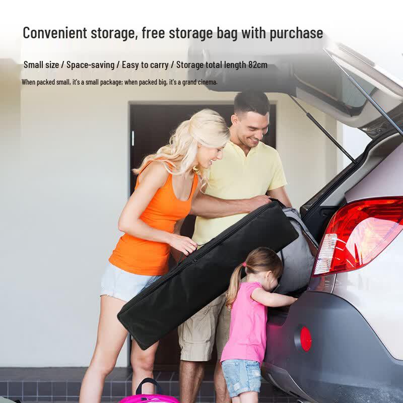 Double-Sided Opaque Black Background Projection Screen