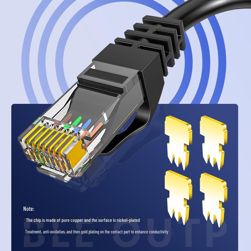 1 м Сетевой кабель Cat 5e/6e, 8-жильная витая пара для широкополосных и компьютерных сетей