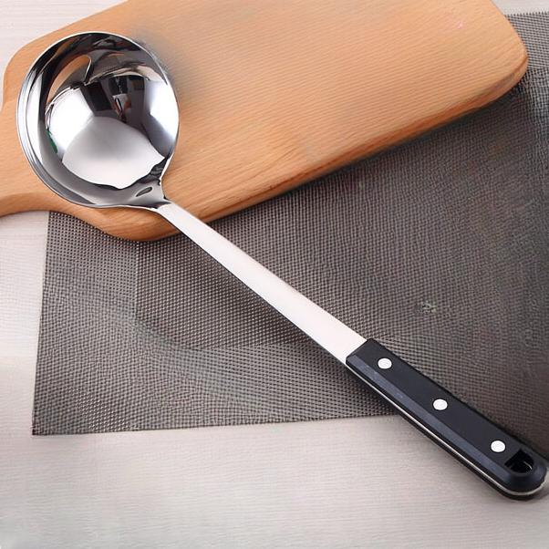 HANYANG Нержавеющая сталь Черный жемчуг Кухонные принадлежности Кухонная ложка Набор лопаток Кухонная утварь Нержавеющая сталь Дырявая ложка Ложка Шпатель