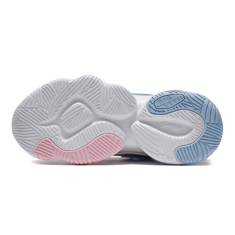 Li Ning Kids Kunpeng Sports Non-Slip Wear-Resistant Breathable Casual Shoes Kids Casual Shoes White Pink YKCS018-2