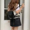Mini Black Fashion Backpacks Korean Ins Style Women Double Shoulder Bags Multi-Function Small Bagpack Students School Bags