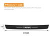 Carbon Fiber Door Sill Protector Stickers For Chevrolet TRAX Front Rear Threshold Decals Rear Trunk Bumper Guard Accessories amw123