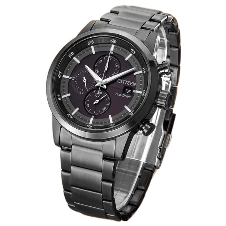 Citizen Коллекция Eco-Drive Часы на кварцевом механизме с питанием от света Браслет из нержавеющей стали CA0615-59E