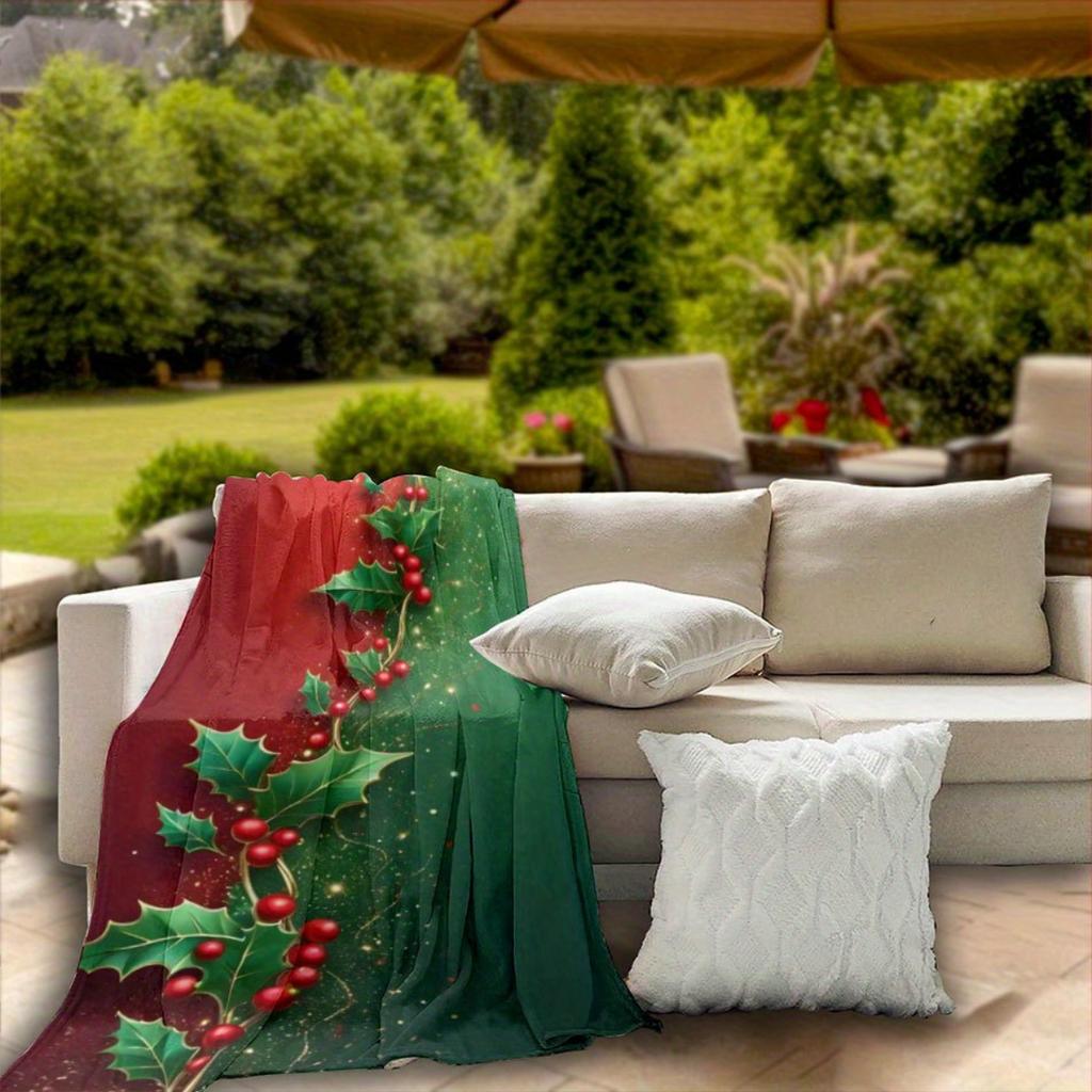 Celebrate Christmas with personalized patterned flannel blankets - perfect for beds, sofas, offices, travel, decorating, chairs