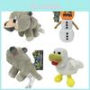 Cute 20cm Minecraft Plush Toy Collection Featuring Snow Golem Wolf Chickens For Kids