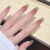 Искусственные ногти, французские накладные ногти, носимые маникюрные прессы для ногтей, модные накладные ногти для женщин