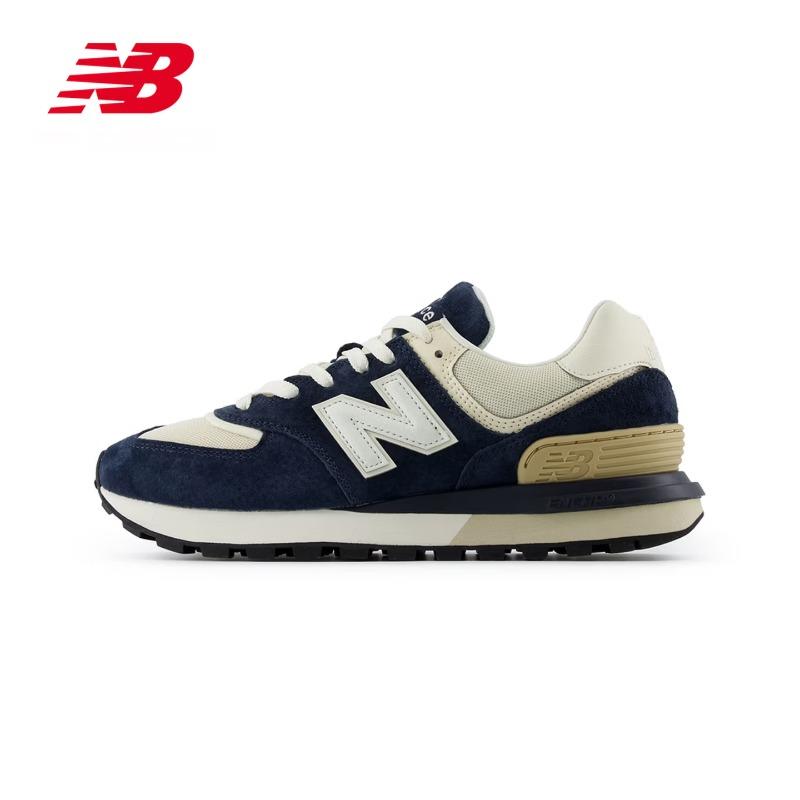 NEW BALANCE Мужские и женские кроссовки на толстой подошве, весенние, дышащие, для пар, ретро, классические, универсальные, спортивные и повседневные U574LGRN