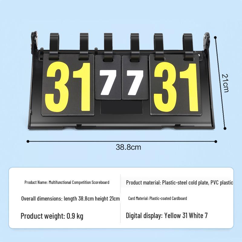 Перекидное табло для матчей по бильярду, настольному теннису, бадминтону, волейболу и баскетболу
