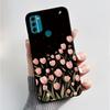 For Nokia C31 / Nokia C21 Plus Case Fashion Luxury Flowers Butterfly Black Protective Soft Silicone Cover For NokiaC31 Casing
