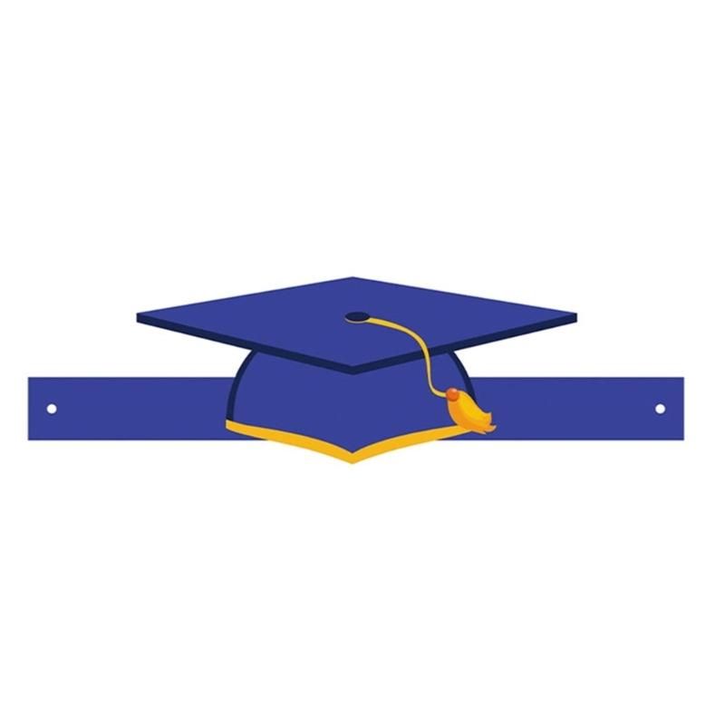 10pcs Hat Graduation With Tassels For Kindergarten And Preschool Graduating Event Easy To Assemble Paper Headwear