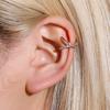 Серьги-клипсы для ушей, крестообразные хрящевые серьги U-образной формы для женщин, без пирсинга