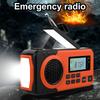 5000 мАч Радио на ручной рукоятке и от солнечной батареи Портативное AM/FM/SW Погодное радио с сигнализацией SOS, фонариком, Powerbank Радио для чрезвычайных ситуаций на открытом воздухе