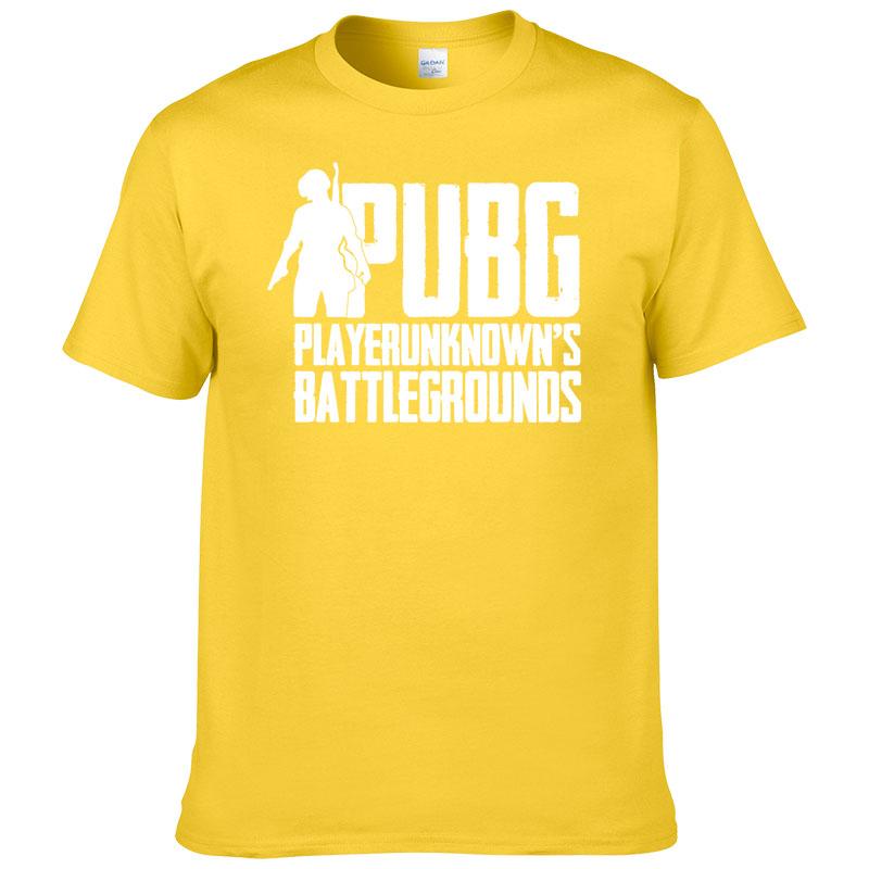 New Summer 2024 Game Pubg T Shirt Men Cotton Short Sleeve Print T-Shirt Fashion Casual Tops Cool Tees Hombre F23