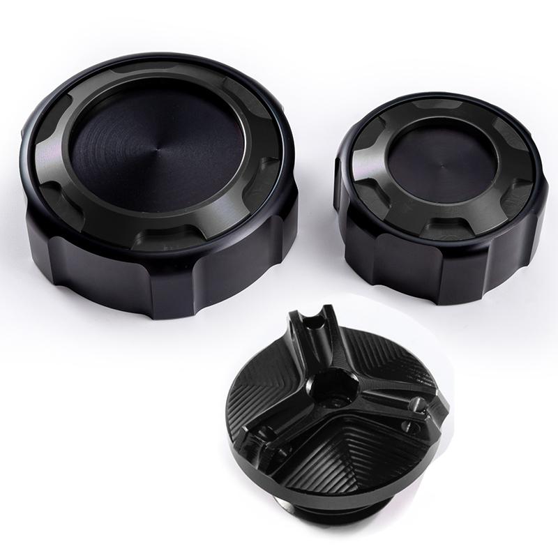 For Kawasaki Z750 Z 750 Z750S 2005-2011 2012 Motorcycle front and rear brake tank cap accessories and fuel filler cap protection