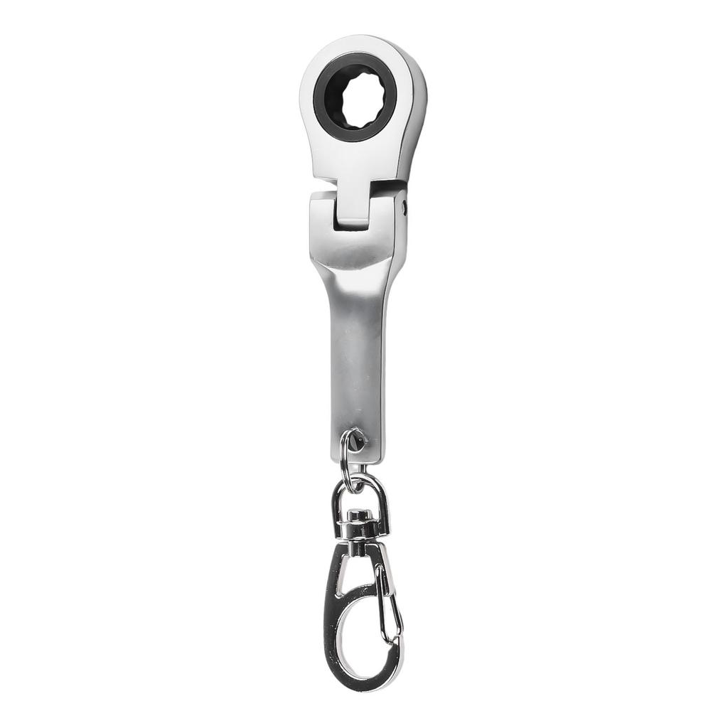 Key Chain Portable Wrench Mm Ratchet Spanner Movable Ratchet Wrench