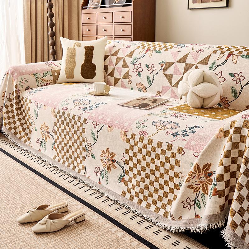 Богемская ткань для чехла на диван, всесезонное диванное полотенце, цельный полный чехол, новинка 2025 года для гостиной