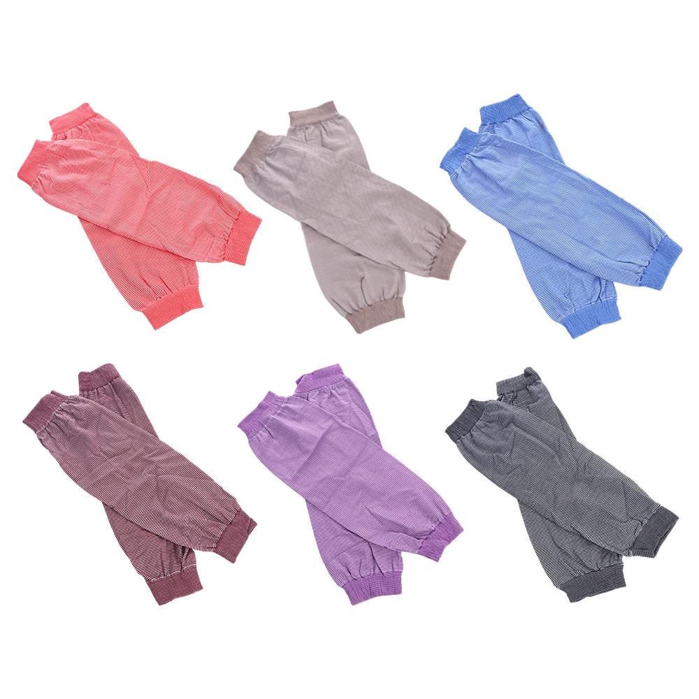 Riding Driving For Women Cycling Running Striped Arm Sleeves Cooling Sleeves Arm Warmer Arm Cover