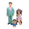 ПВХ модель «Семья Синана» от Crayon Shinchan с собираемыми фигурками, для подарка и коллекции
