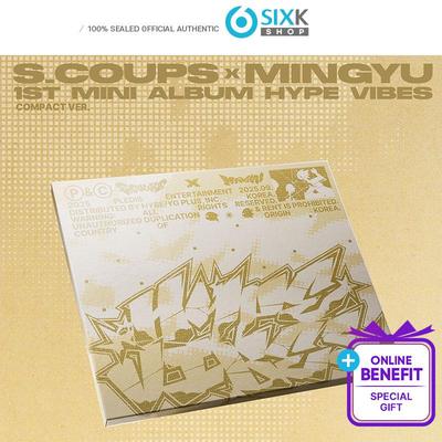 [Предзаказ] S.COUPS X MINGYU(СЕМНАДЦАТЬ) - 1-Й МИНИ-АЛЬБОМ [HYPE VIBES] КОМПАКТНАЯ ВЕРСИЯ. (+Онлайн-выгода)