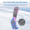 1 пара носков для катания на лыжах до колена, зимние теплые термоноски для сноуборда, для занятий спортом на открытом воздухе, катания на лыжах, велоспорта