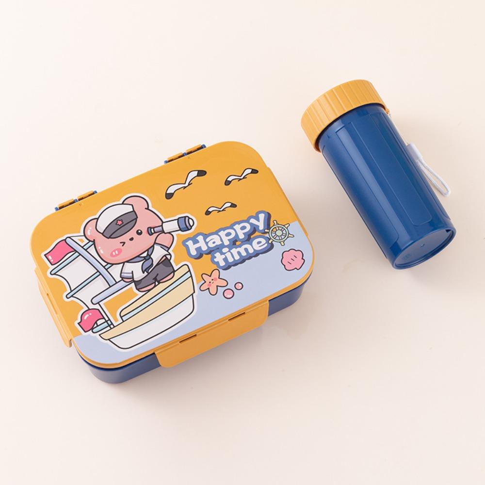 Portable Lunch Container Plastic Lunchable Snack Containers School Kids Office Worker