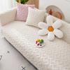Thickening Sofa Cushion Winter Milk Fiber Cushions Seat Cushions Cover Towel Plush Sofa Cover Simple Non-Slip