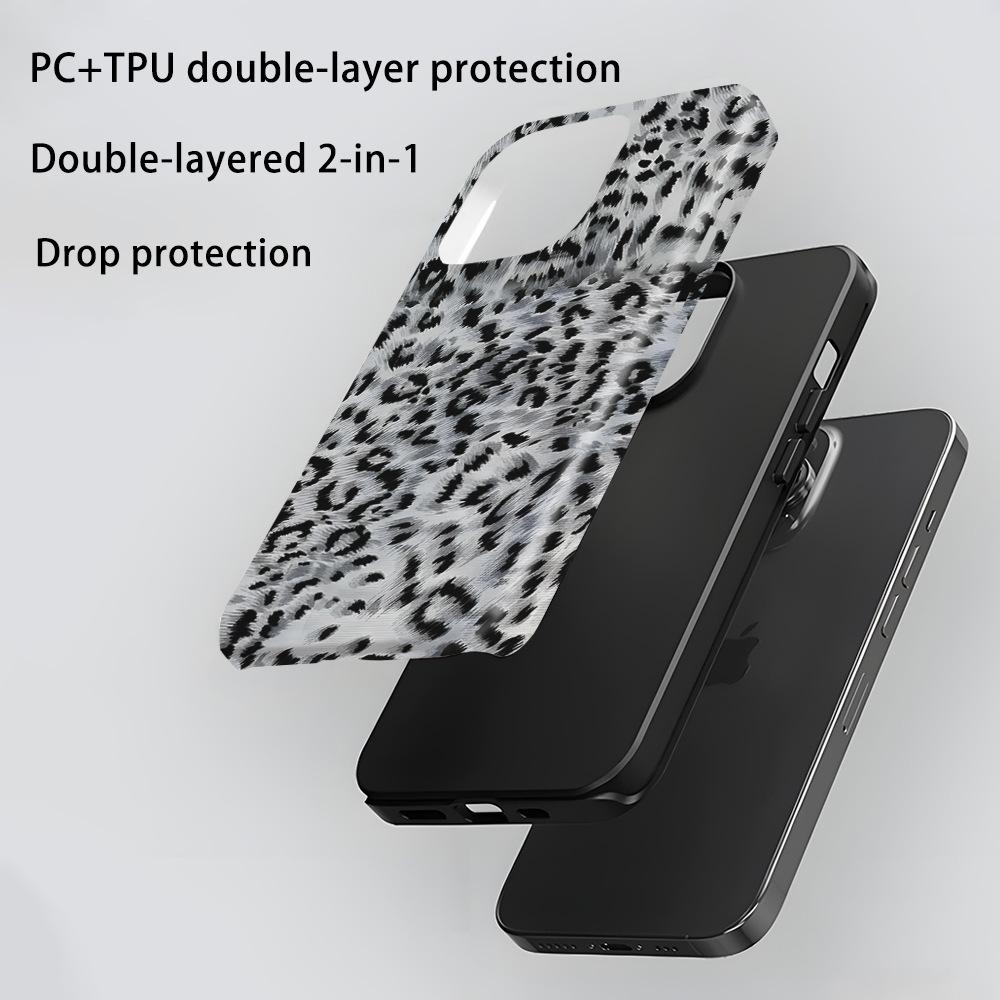 Чехол для мобильного телефона iphone16plus чехол для мобильного телефона с леопардовым принтом Apple 17promax чехол с магнитной пленкой 12