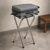 Foldable Hotel Luggage Rack Space Saving Stainless Steel Luggage Rack Folding Baggage Stand Sturdy Guest Furniture Heavy Duty