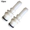 1/2x Plastic Hose Stem Cleaner Accessories For Karcher For Puzzi Replacement Hose Connector(Male) 100/ 200/ 8/1- 44430190 Parts