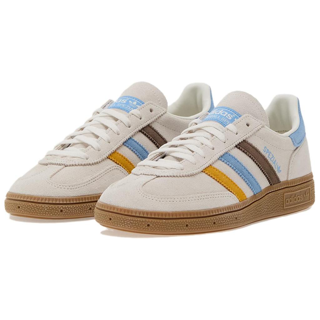 adidas Женские кроссовки для гандбола Spezial White Blue Earth Strata Cloud-White Light-Blue IG1975