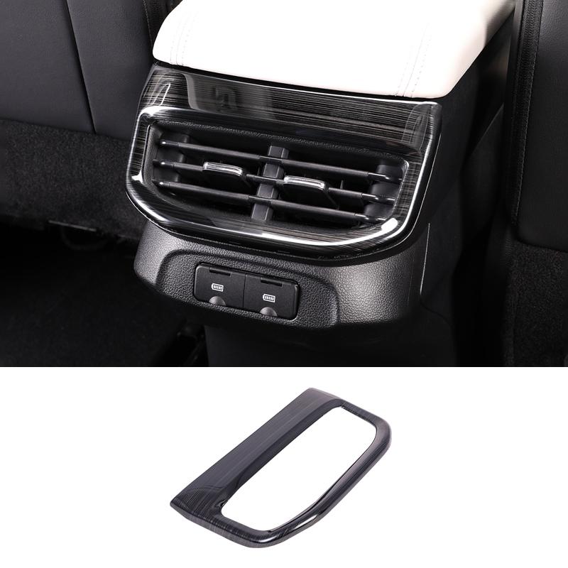 Наклейка на заднее сиденье автомобиля, накладка на рамку выходного отверстия кондиционера для Haval H6 3-го поколения 2021 2022 2023 2024 GT PHEV